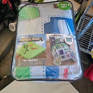 Mine Craft Full Size Bed Set Brand New